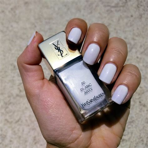 ysl nail polish blanc arty|YSL beauty nail varnish.